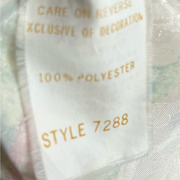 Mary McFadden LARGE Long Caftan Mumu House Dress Abstract Floral Kaftan Vintage - Picture 8 of 8